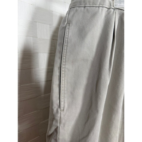 Tommy Hilfiger Mens Pleated Khaki Chino Pants Vintage Size 42x30 - Picture 4 of 6